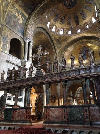Inside St. Mark's Basilica