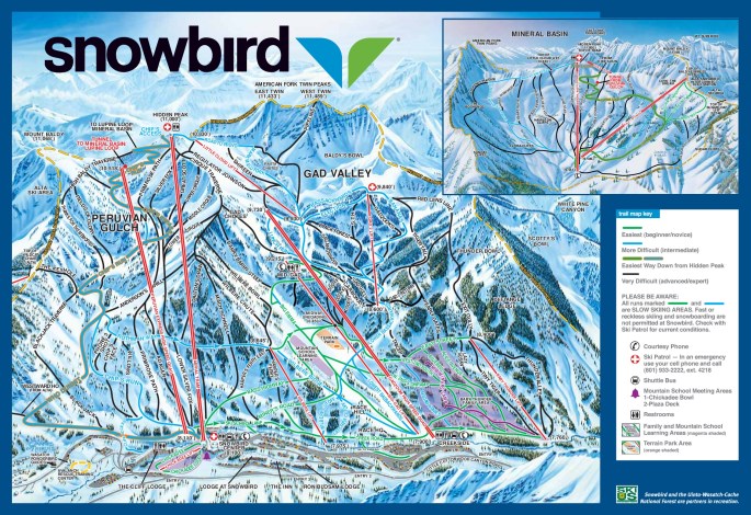 Snowbird Mountain Trail Map