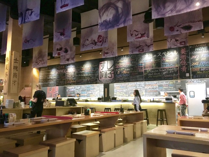 Sushi Bayashi in the Dallas Trinity Groves