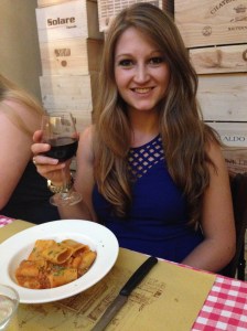 Dinner in Florence, Italy