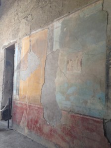 The ruins in Pompeii, Italy