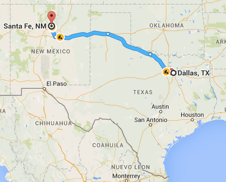 Road trip to Santa Fe, New Mexico