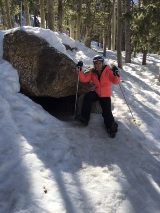 The bear cave in Adventure Land at Ski Santa Fe