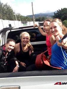 On the way up Acatenango volcano, Antigua, Guatemala