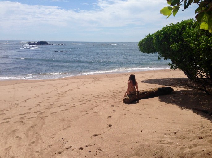 On the beach in El Salvador