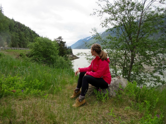 The views along our drive to the Chilkoot Trail in Skagway, Alaska 
