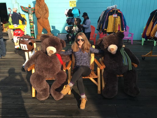 Hanging with my bear friends in Ketchikan, Alaska