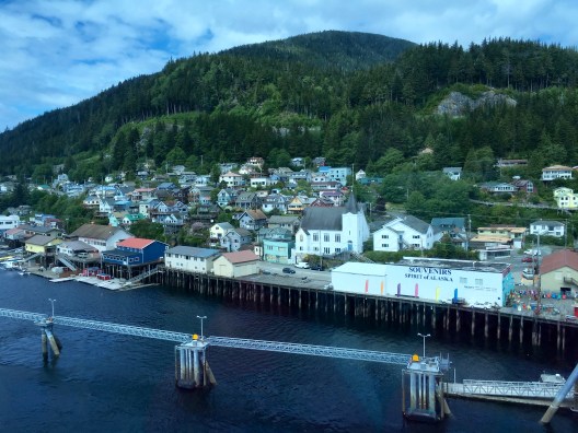 View of Ketchikan, Alaska from the Crown Princess cruise ship