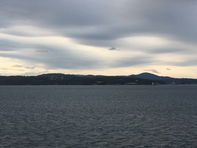 The view of Victoria, Canada from the Crown Princess cruise ship