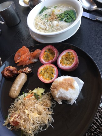 Breakfast at the So Sofitel Hotel in Bangkok, Thailand
