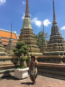 Statues at Wat Phra Kaew in Bangkok, Thailand