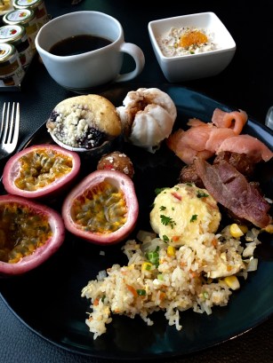 Breakfast at the So Sofitel Hotel in Bangkok Thailand