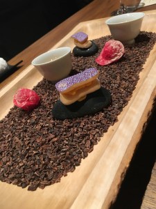 Infusion of Sandalwood earthy roots at Gaggan in Bangkok, Thailand