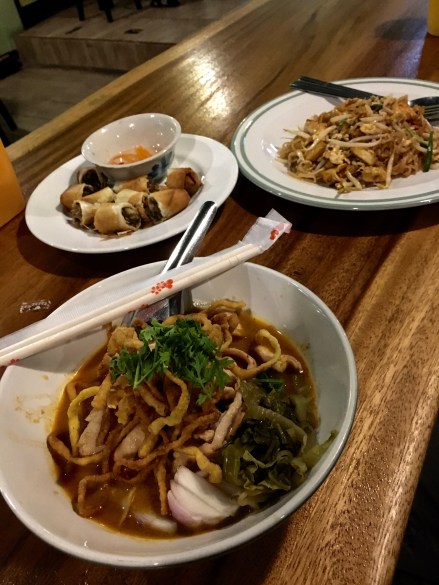 A delicious dinner in Chiang Mai, Thailand