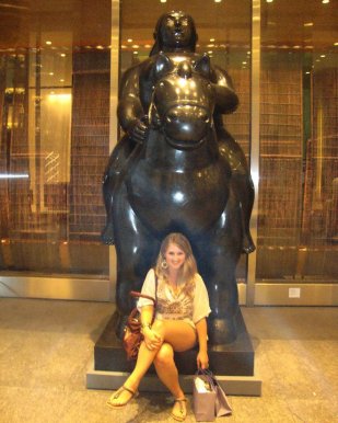 Outside of Nobu 57 in NYC