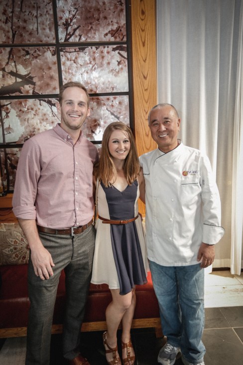 Meeting Chef Nobu at Nobu, Dallas