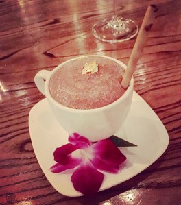 Desert from the tasting menu at Nobu, Dallas