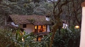 The view from our room at the Inkaterra Machu Picchu Pubelo Hotel