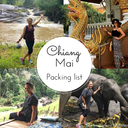 Chiang Mai Packing List
