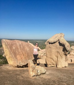 On top of Enchanted Rock outside of Fredericksburg, Texas