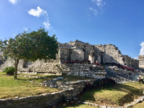 The ruins in Tulum, Mexico