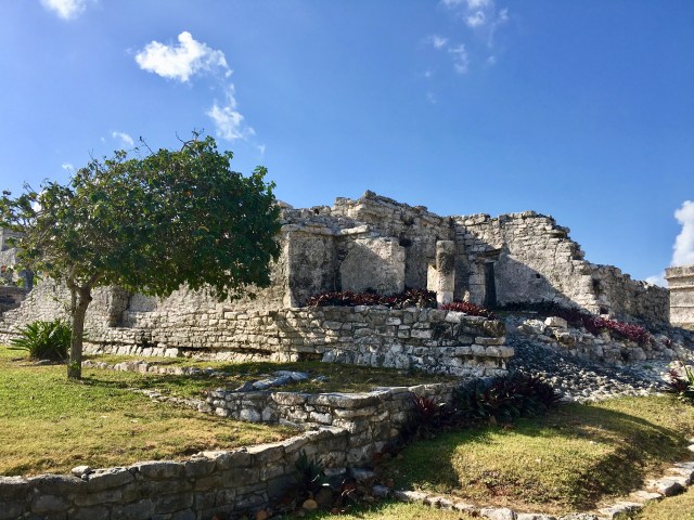 The ruins in Tulum, Mexico