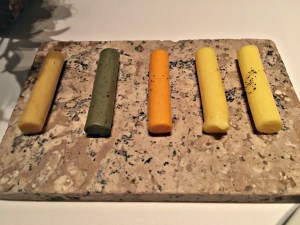 The butter pairing at Passion by Martín Berasategui in Playa Del Carmen