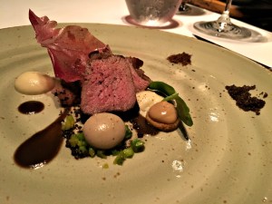 Picanha with truffled tubers and olives at Passion by Martín Berasategui in Playa Del Carmen