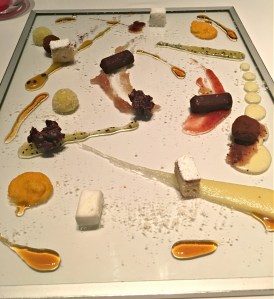 Chef's dessert treat at Passion by Martín Berasategui in Playa Del Carmen
