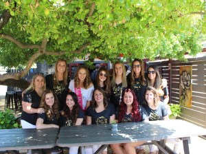 Having fun at Roche Winery in Sonoma, CA