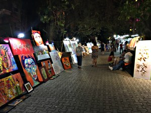 Art on 5th street in Playa Del Carmen, Mexico