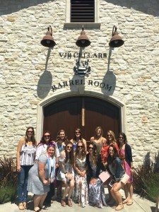 The Bride Tribe at VJB Winery in Sonoma, Ca