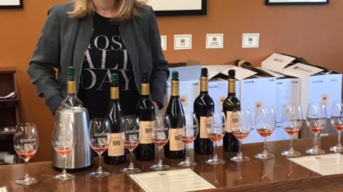 Wine tasting at Loxton Winery in Sonoma, CA