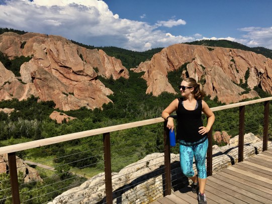 Hiking through Roxborough State Park, Colorado