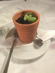 Dessert at Posteni in Hvar, Croatia