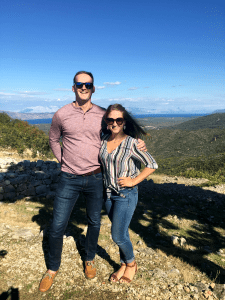 Loving the views on our wine tour through Hvar, Croatia