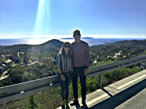 Loving the views on our wine tour through Hvar, Croatia