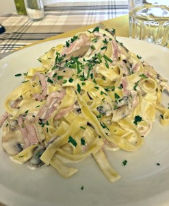 Dinner in Rome, Italy