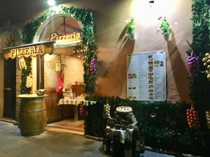 Dinner in Rome, Italy