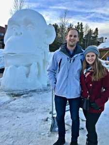 Snow sculpture competition in Breckenridge, Colorado