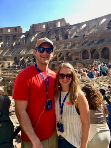 Touring the Colosseum in Rome, Italy