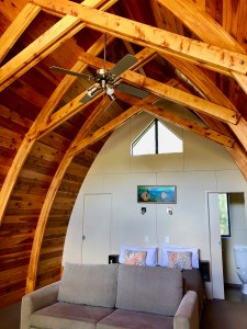 Our room at Hot Water Beach Holiday Park, New Zealand