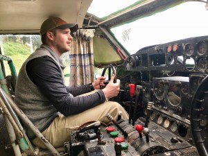 The cockpit of our hotel room in Waitomo, New Zealand