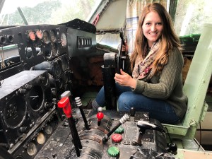 The cockpit of our hotel room in Waitomo, New Zealand