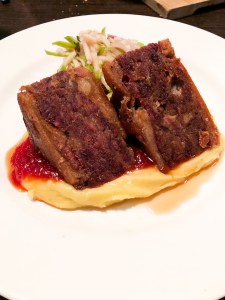 Crispy pork from Huhu Cafe in Waitomo, New Zealand
