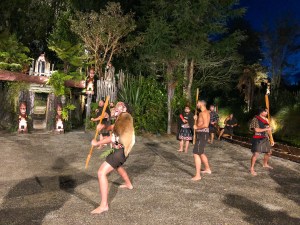 Entering the Takami village in Rotorua, New Zealand