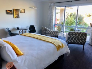 Our room at the Tongariro Suites @ The Rocks in Tongariro, New Zealand