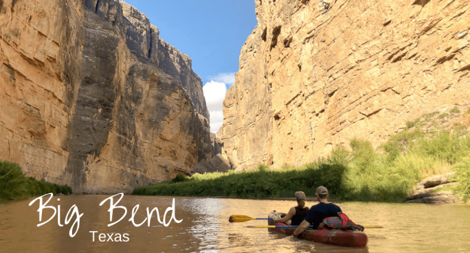 Kayaking through Big Bend National Park, Texas