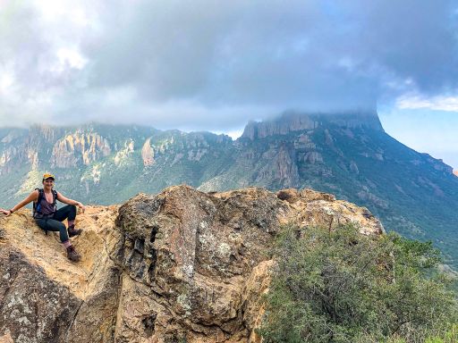 Hiking the Lost Mine Trail in Big Bend National Park, Texas