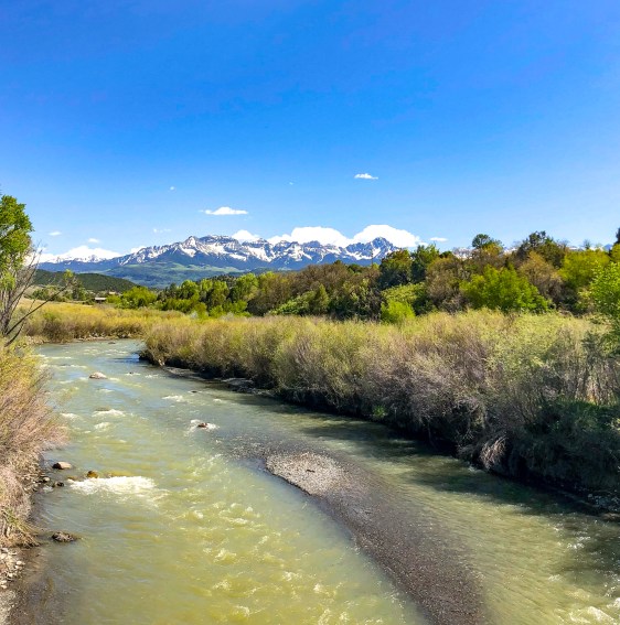 The view from Ridgway, Colorado